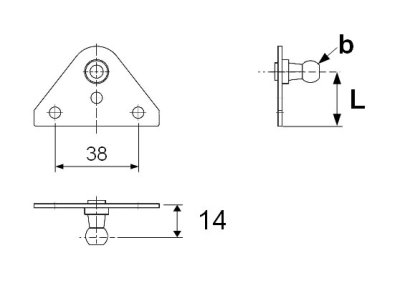 Gas Strut Brackets
