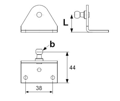 Gas Strut Brackets