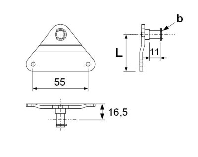 Gas Strut Brackets