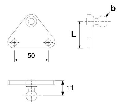 Gas Strut Brackets