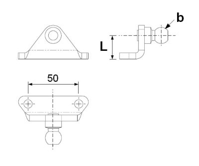 Gas Strut Brackets