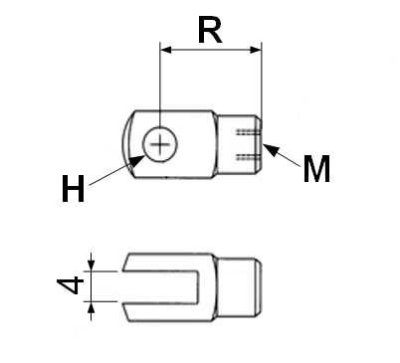 Gas Strut End Fittings