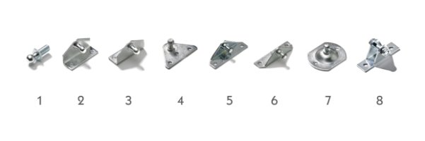 Gas strut brackets • Large selection of gas strut brackets | Febrotec